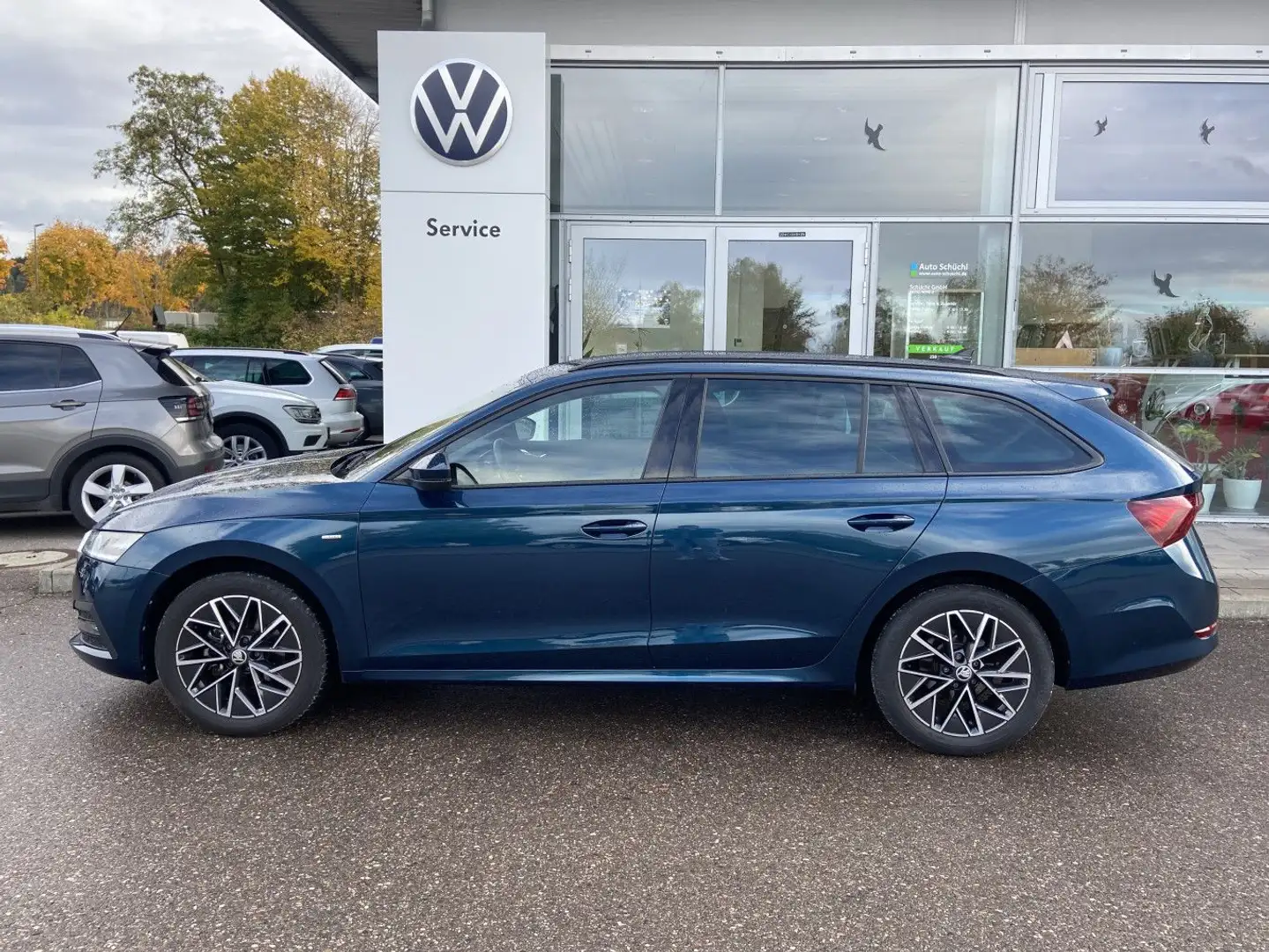 Skoda Octavia Combi 2.0 TDI DSG CLEVER 17"+NAVI-COLUMB Blau - 2