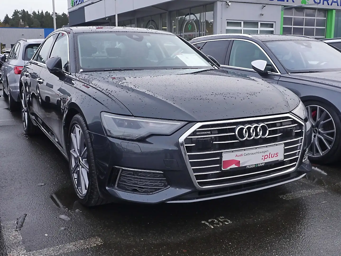 Audi A6 Lim 40TDI qu Leder,HUD,Standhzg,B&O,R-Kamera Grau - 2