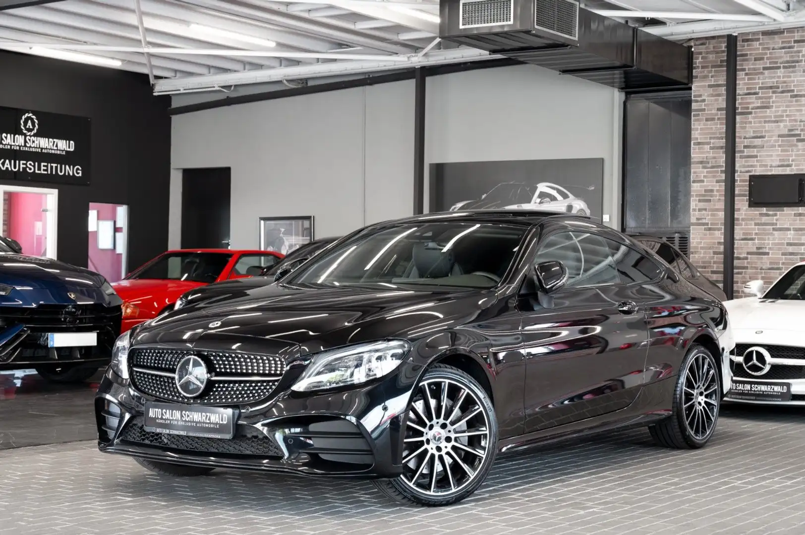 Mercedes-Benz C 400 C400 Coupe 4M|AMG-LINE|NIGHT-PAKET|CARBON|PANO Negro - 1