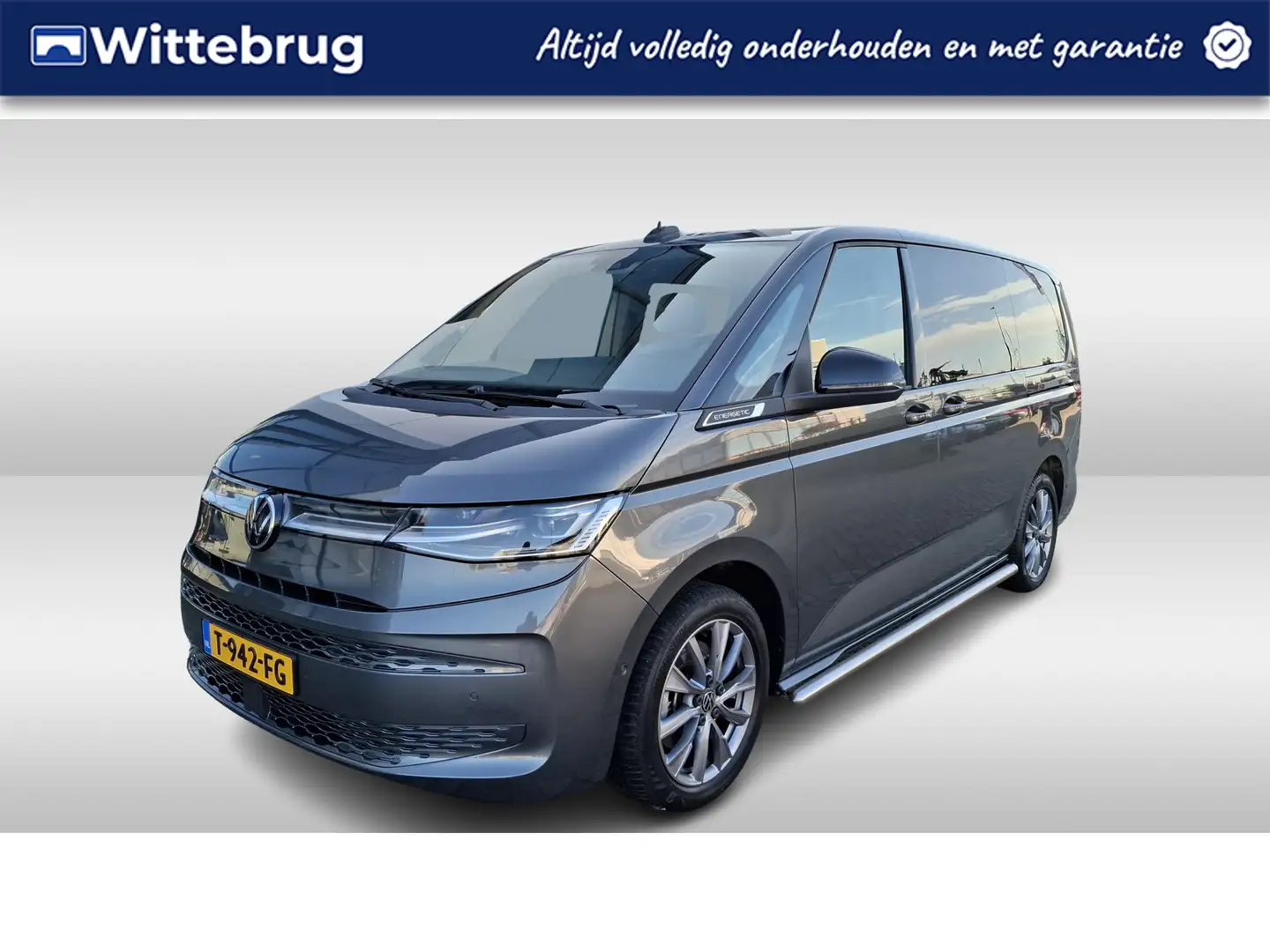 Volkswagen T7 Multivan L2H1 - Energetic 1.4 eHybrid 218 pk Panoramadak | Gris - 1