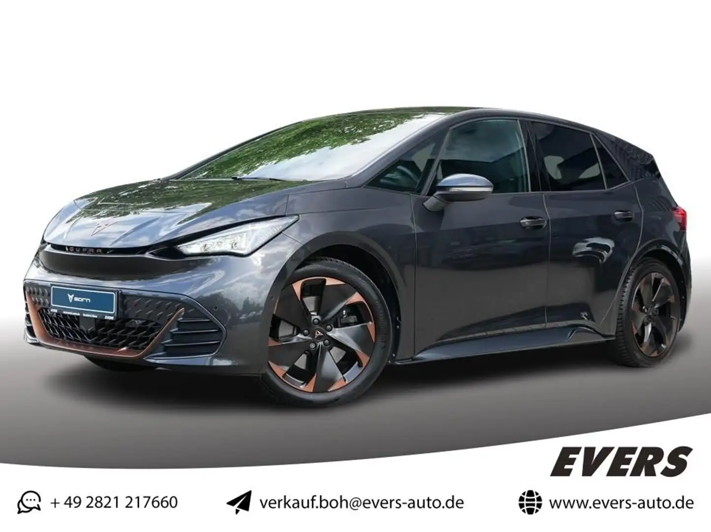 CUPRA Born 170kW/77kWh ACC+BEATS+KESSY+NAVI+SHZ Gris - 1