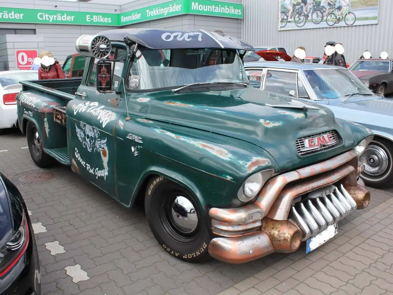 GMC 1955 GMC 100 Pickup ( 1/2 Ton LWB 102 Longbed ) – Pontiac V8 – 4-Gang Handschaltung – seltene Spezifikation CUP WINNER, foto 2