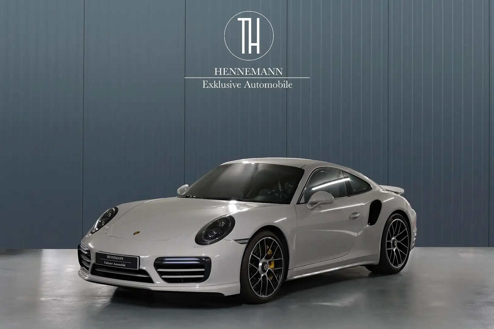 Porsche 991 911 Turbo S Coupé*Kamera*PDLS+*Kreide*18Wege* Grau - 1