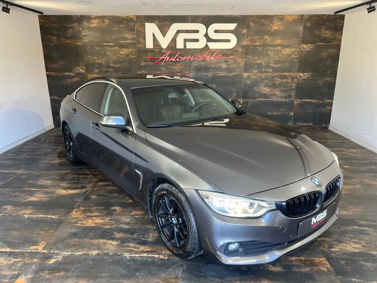 BMW 418 Gran Coupé d * 199 000 kms * CUIR * GPS - Gris - 2