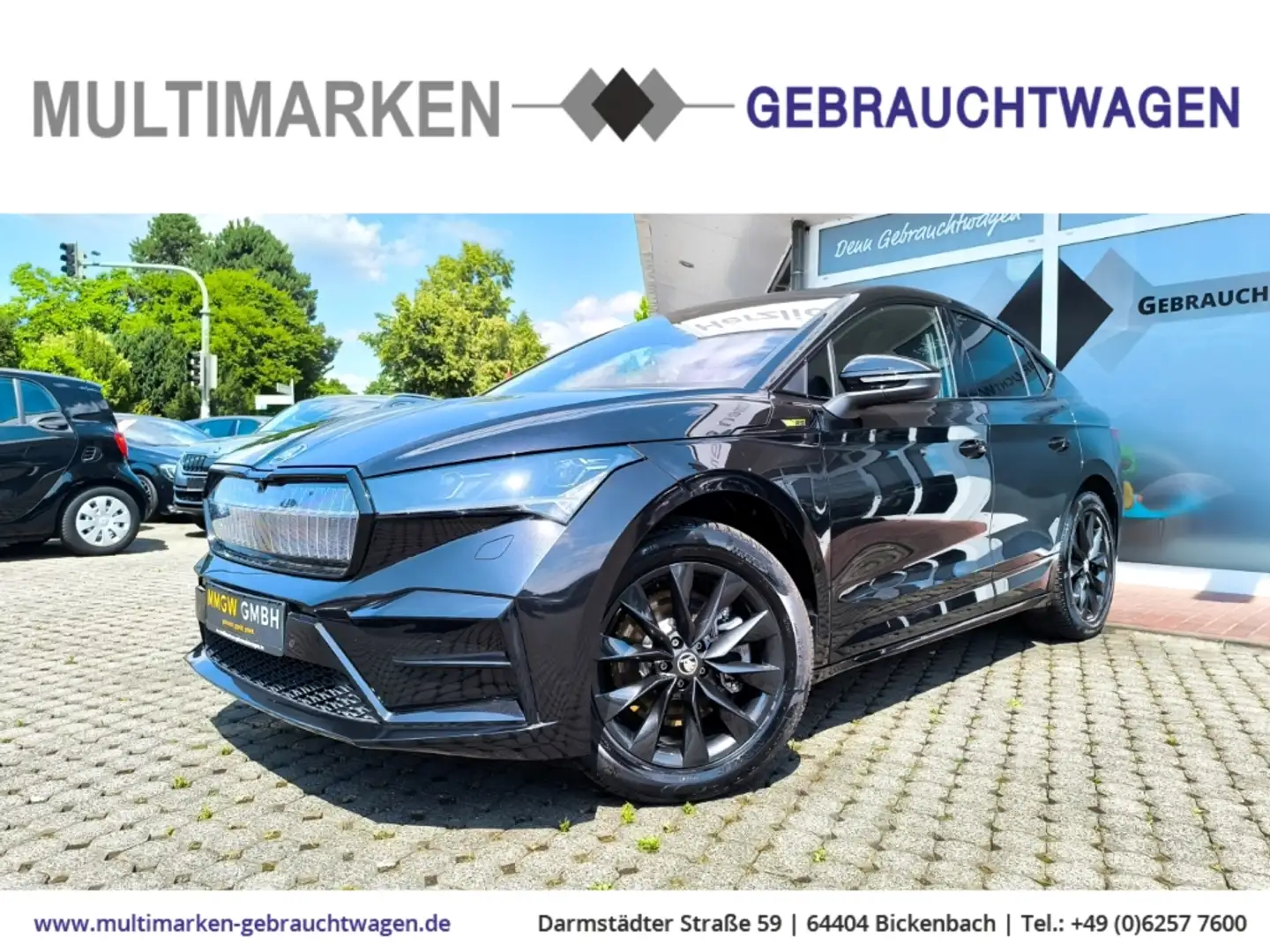 Skoda Enyaq Coupe RS Lounge HUD/AHK/Navi/DigitalesCockpit/Pano Schwarz - 1