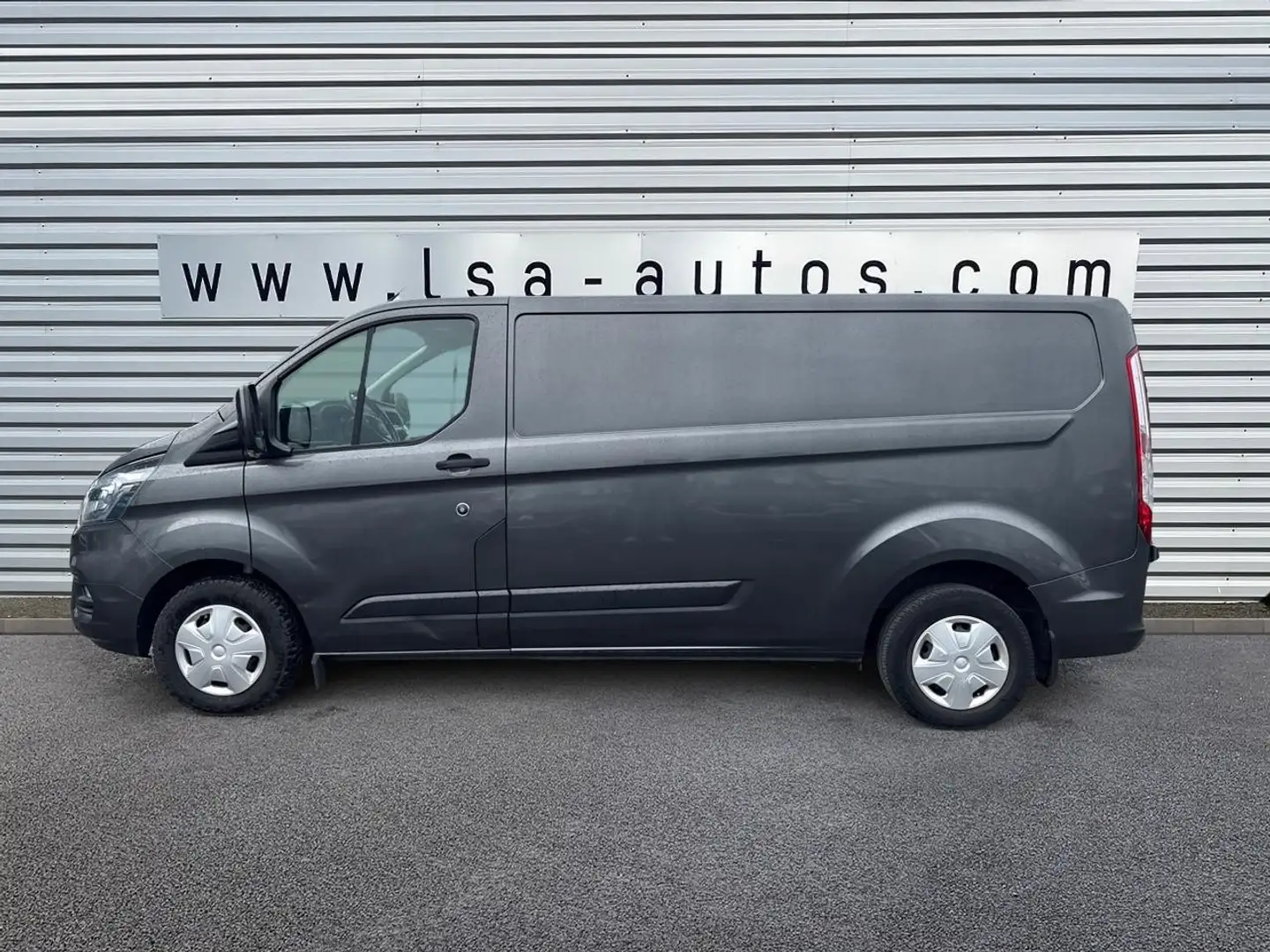 Ford Transit Custom 2.0 EcoBlue 130 Fourgon 300 L2H1 Trend Business Gris - 2