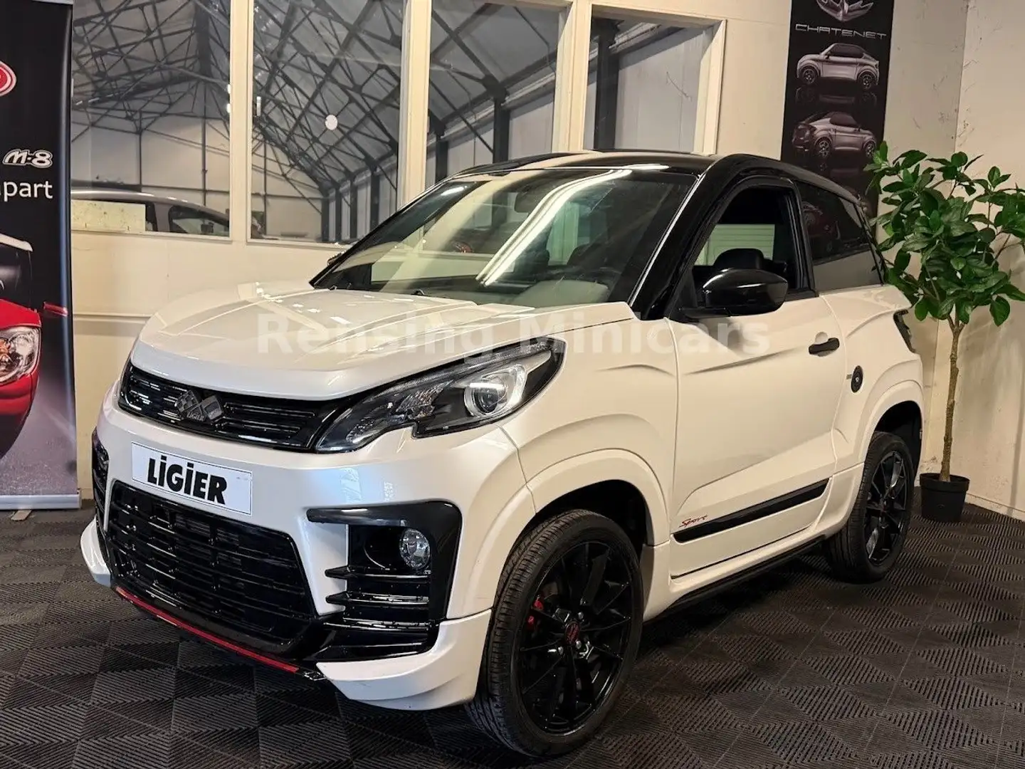 Ligier JS 60 JS60 Ultimate Sport Display Mopedauto Microcar Wit - 2