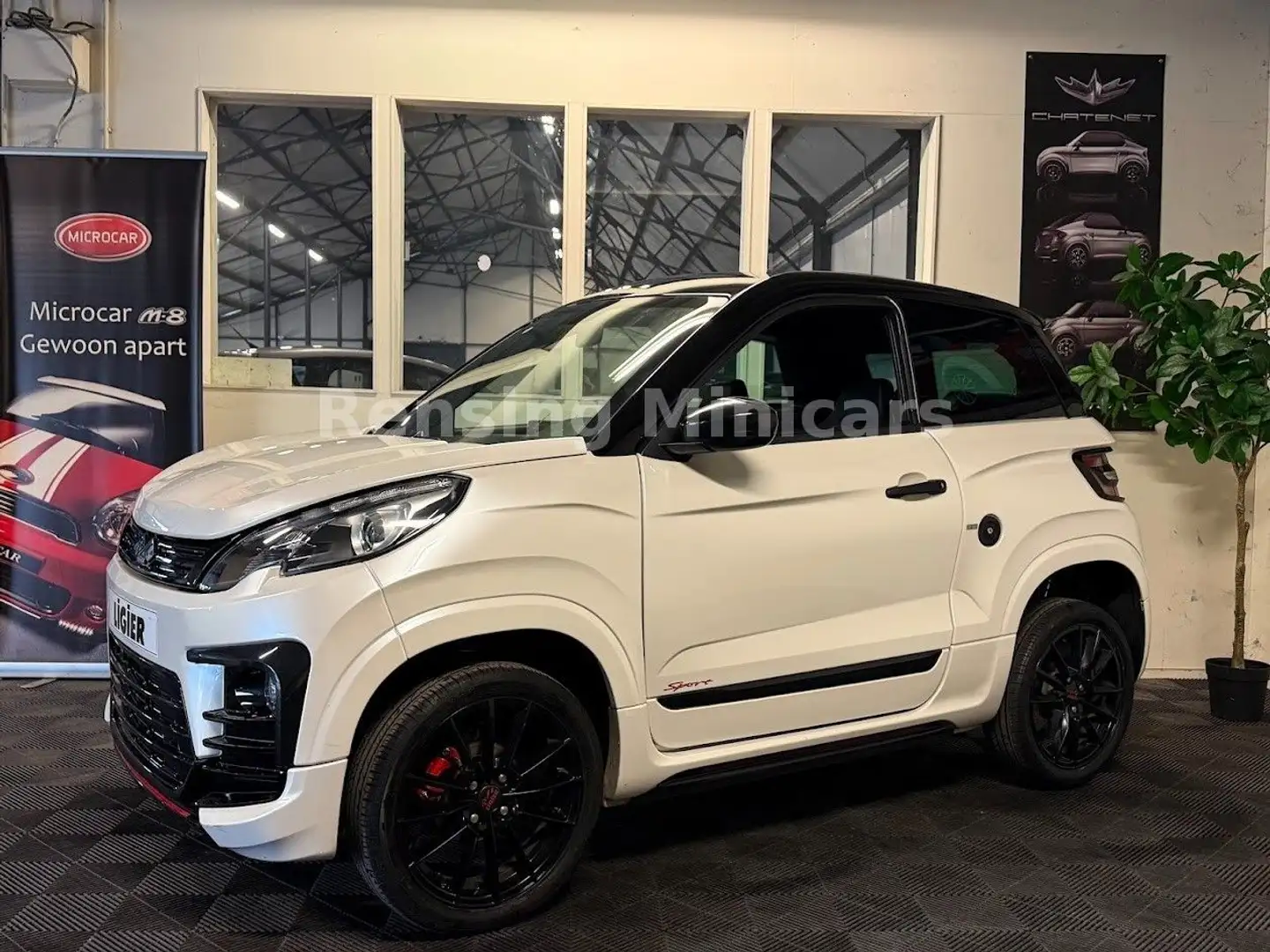 Ligier JS 60 JS60 Ultimate Sport Display Mopedauto Microcar Wit - 1