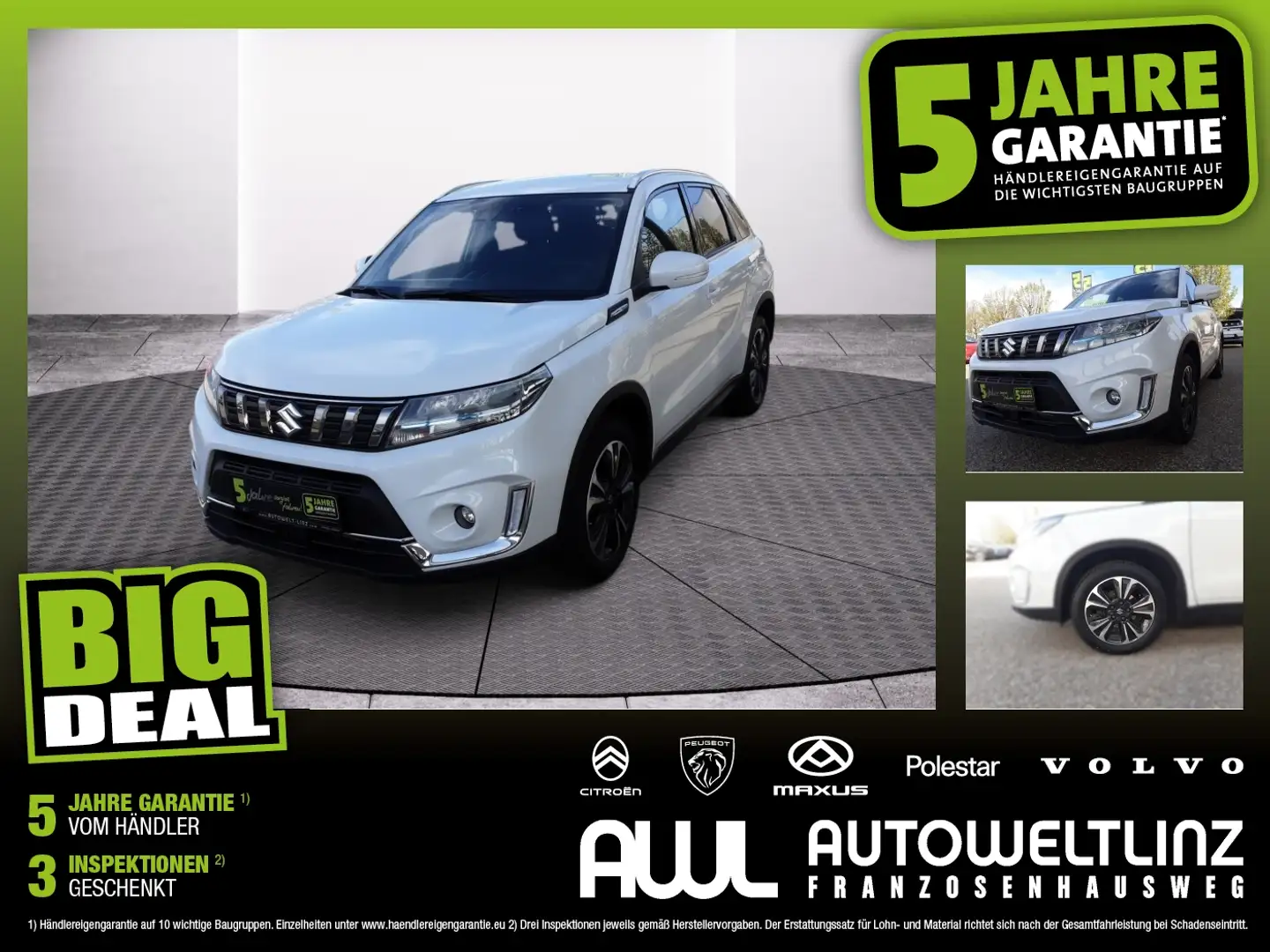 Suzuki Vitara 1.4 GLX  2WD 129PS Weiß - 1