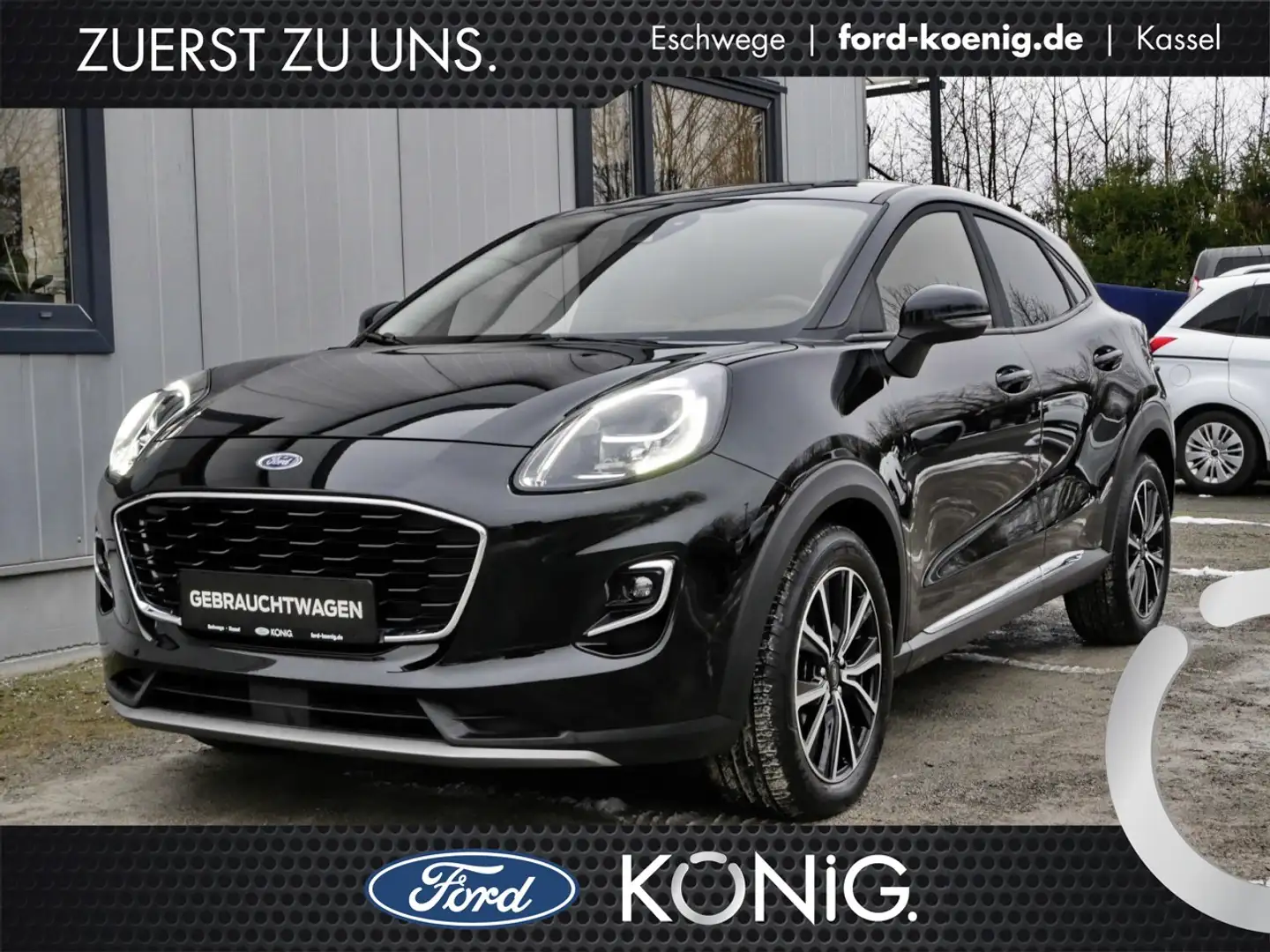 Ford Puma Titanium Design NAVI+Winter-Paket+ParkPilot Klima Schwarz - 1
