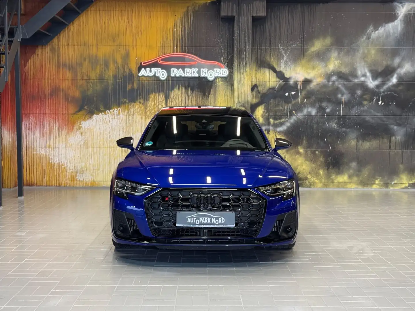 Audi S8 4.0 TFSI quattro MATRIX~CARBON~HEADUP~360~B&O Bleu - 2