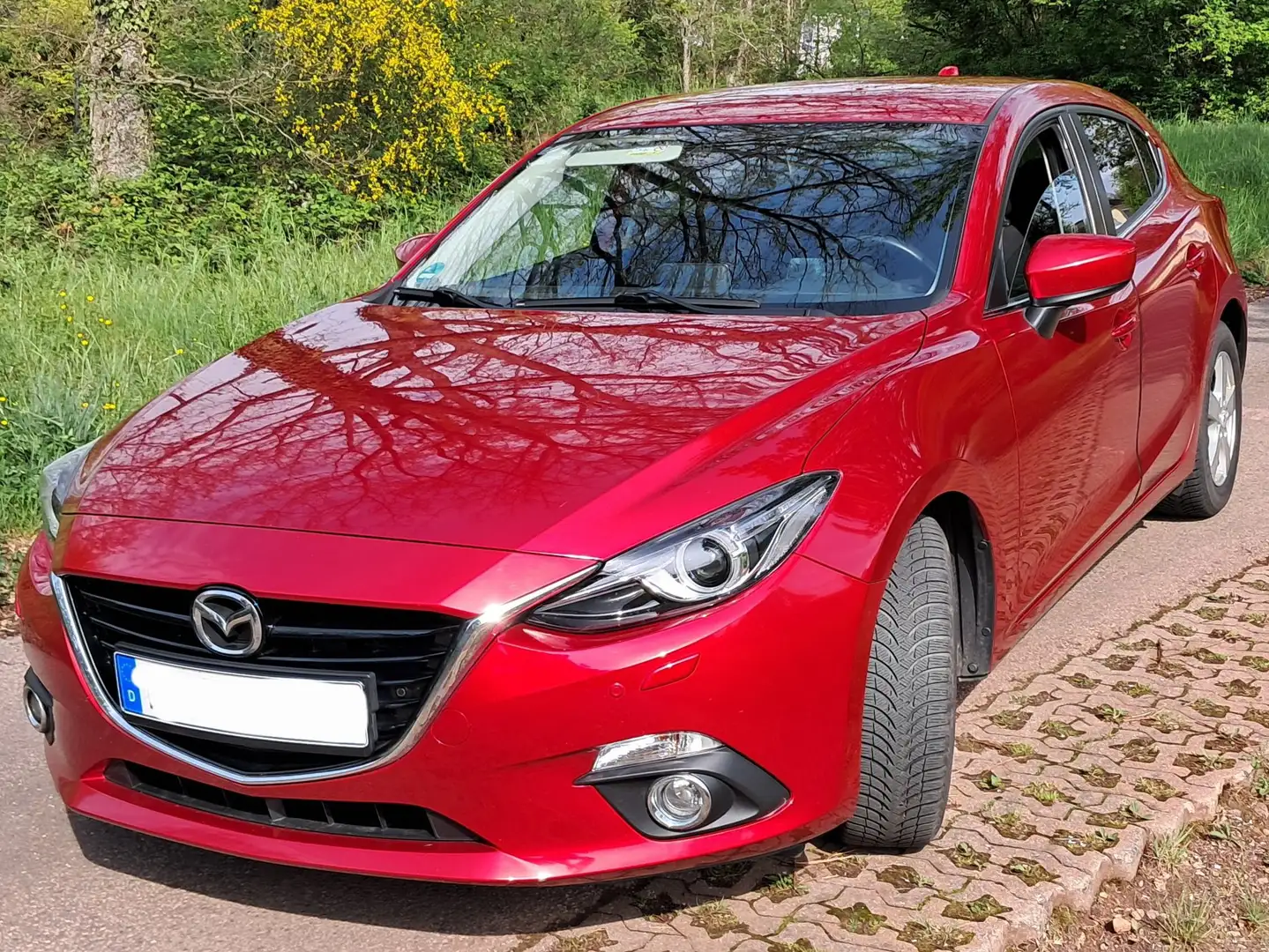 Mazda 3 SKYACTIV-G 120 mit Head Up Display Rot - 1