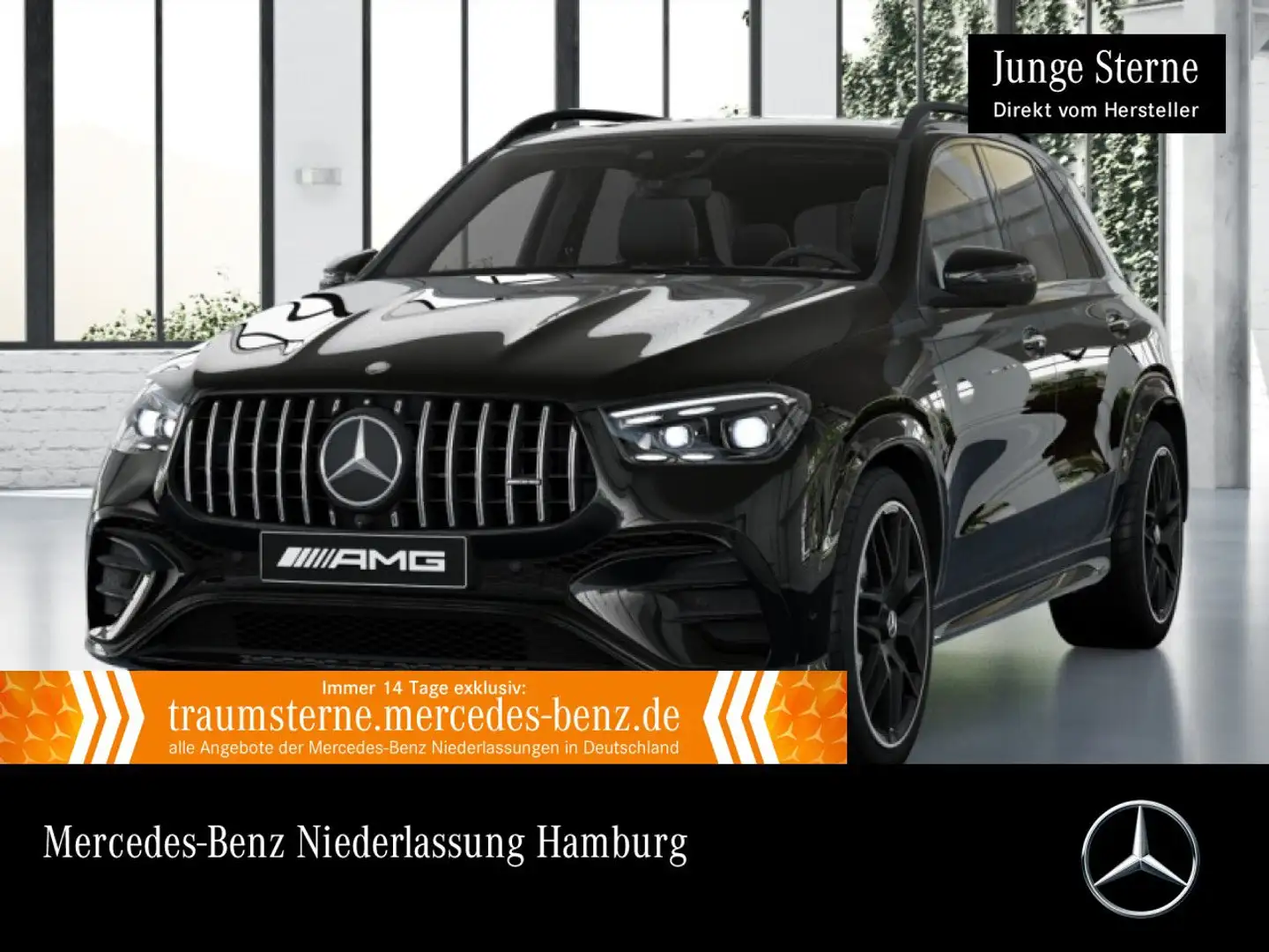 Mercedes-Benz GLE 53 AMG GLE 53 4M NIGHT+PANO+360+MULTIBEAM+STHZG+CARBON+9G Schwarz - 1