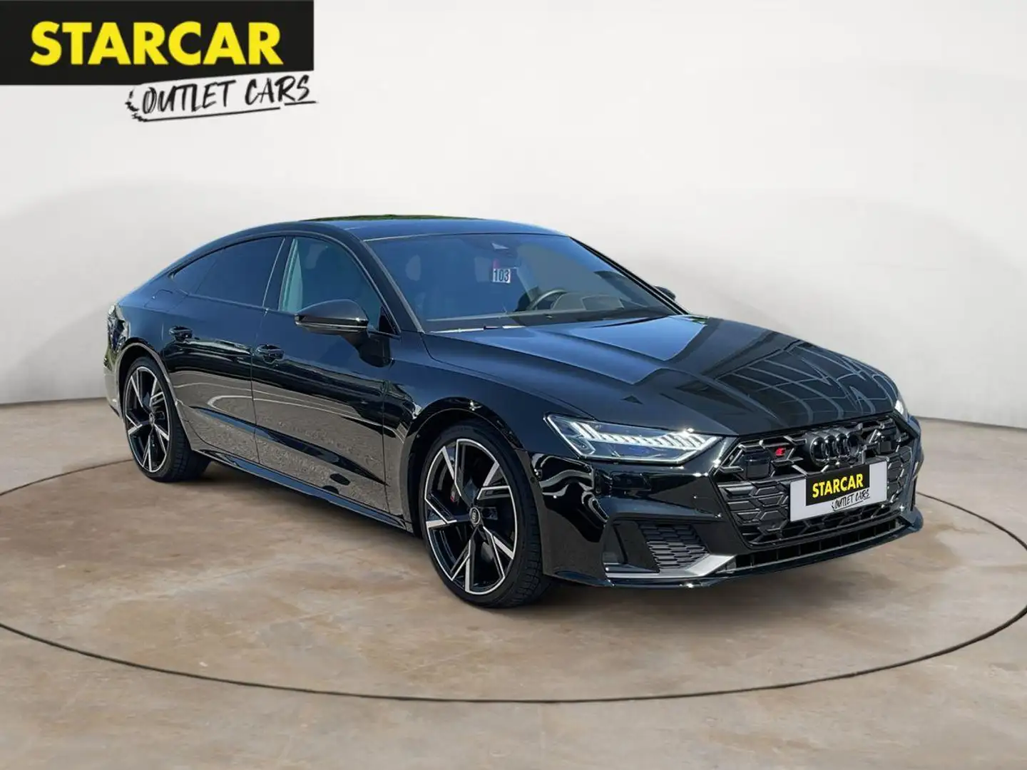 Audi S7 QUATTRO 3.0TDI V6 PANO+HUD+StHZ+ACC+LEDER+360°+21" Zwart - 1
