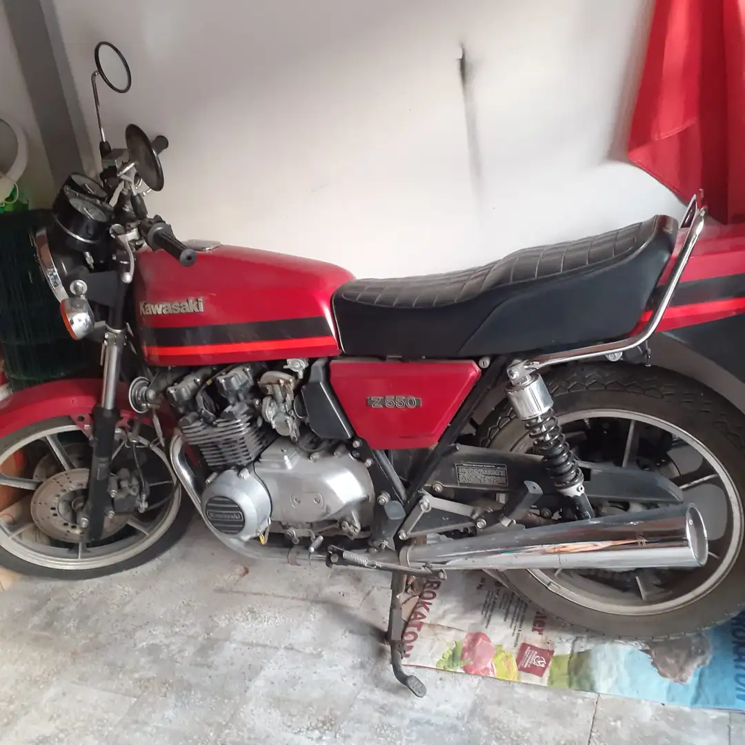 Kawasaki Z 550 Z550F Rouge - 2