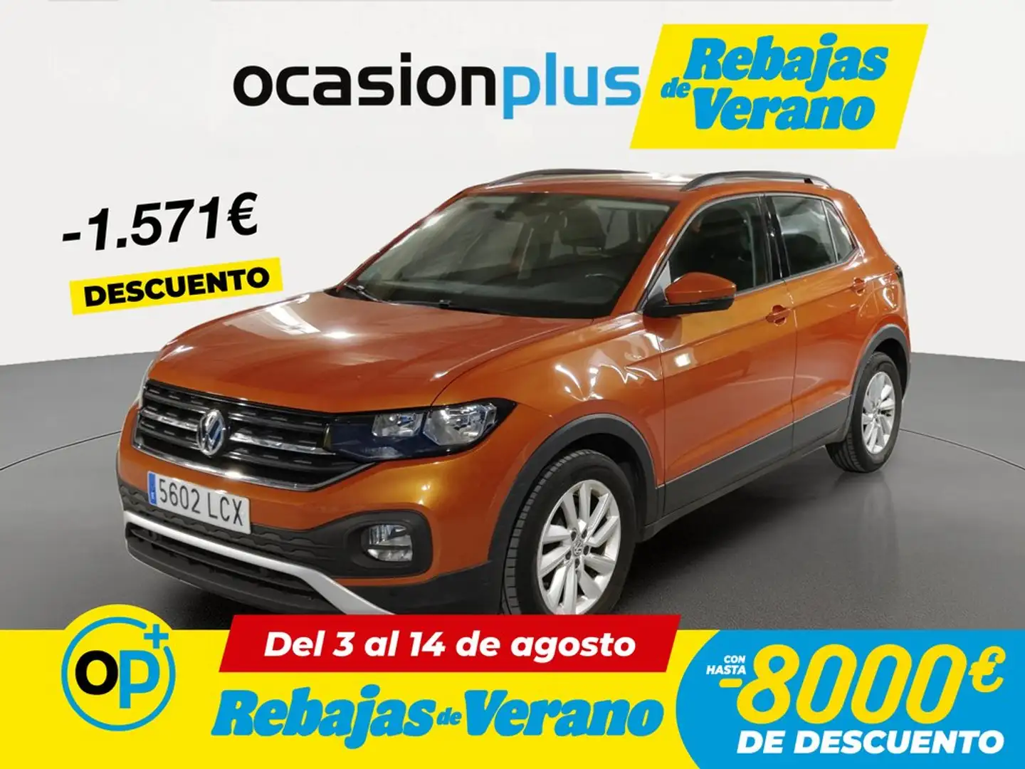 Volkswagen T-Cross 1.0 TSI Advance Naranja - 1