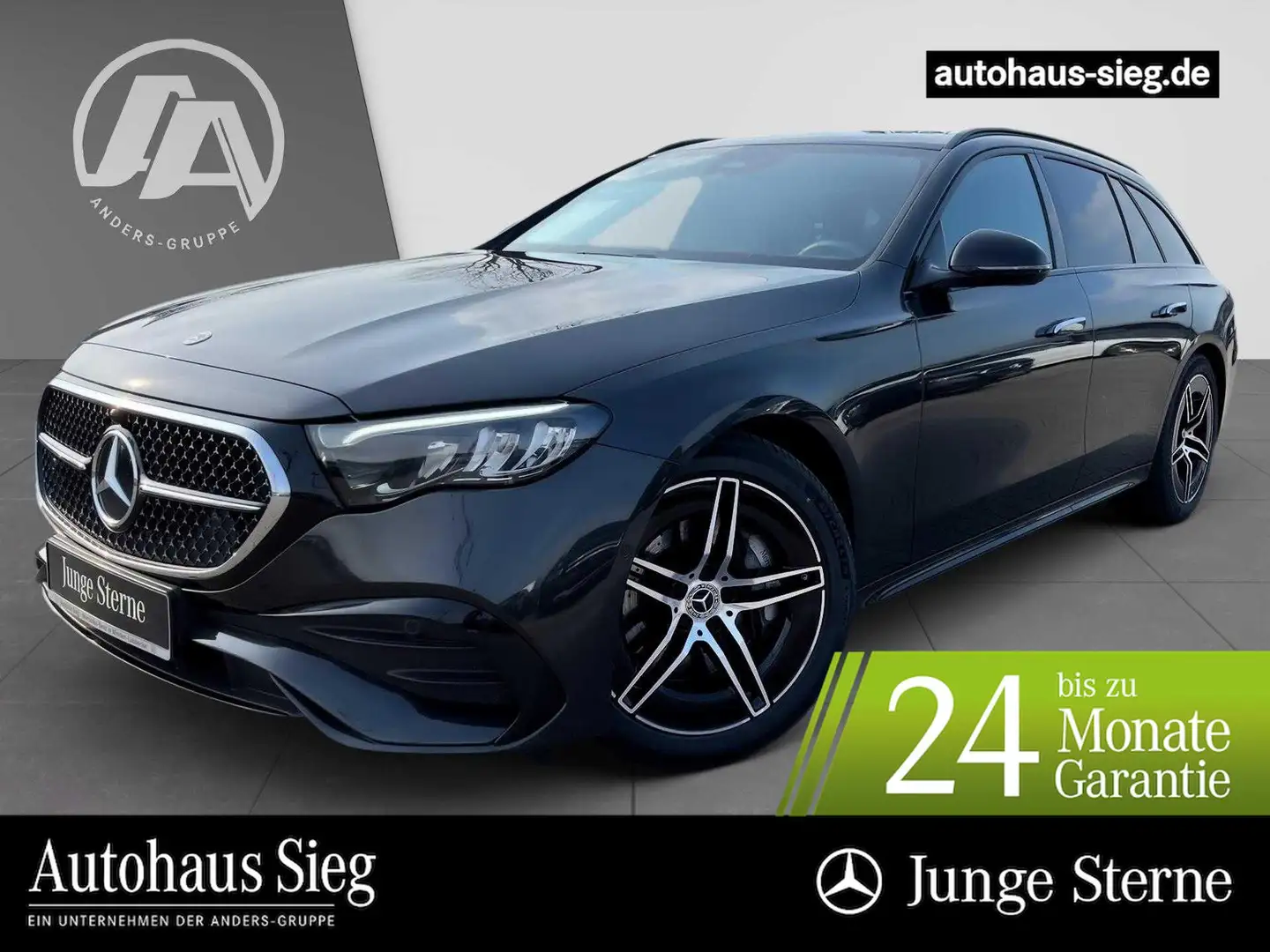 Mercedes-Benz E 220 d T AMG Adv+MBUX+LED+Kam+AHK+Distr+EASY-P Grau - 1