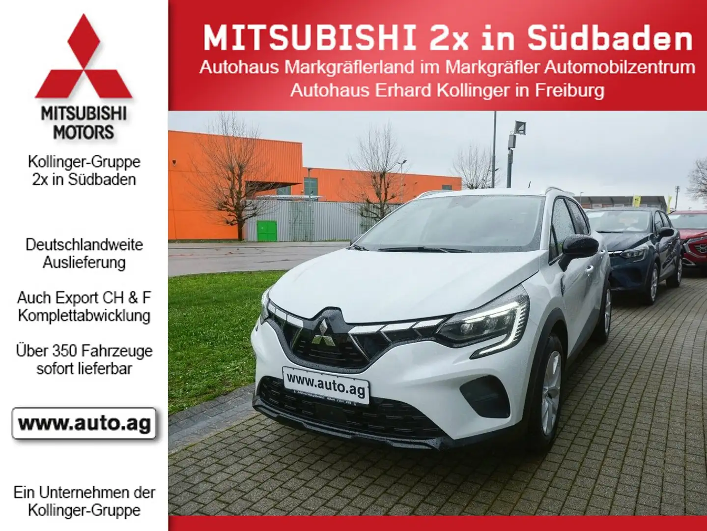 Mitsubishi ASX PLUS M/T SHZ*KLIMAAUT.*PARKEN Blanco - 1
