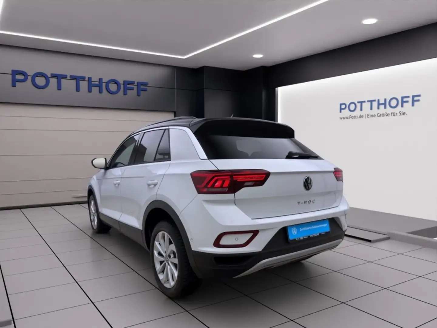 Volkswagen T-Roc 2.0 TDI DSG LIFE NAVI LED SITZHZG PDC Weiß - 2