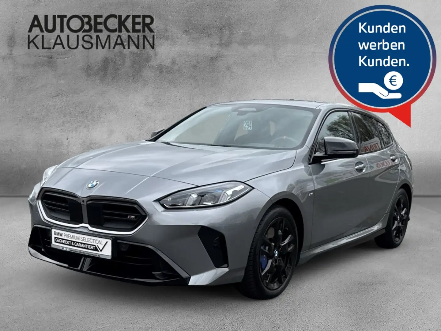 BMW 135 xDrive HATCH F70 AUTOMATIK LC PROF HuD LED 360°PDC Grau - 1