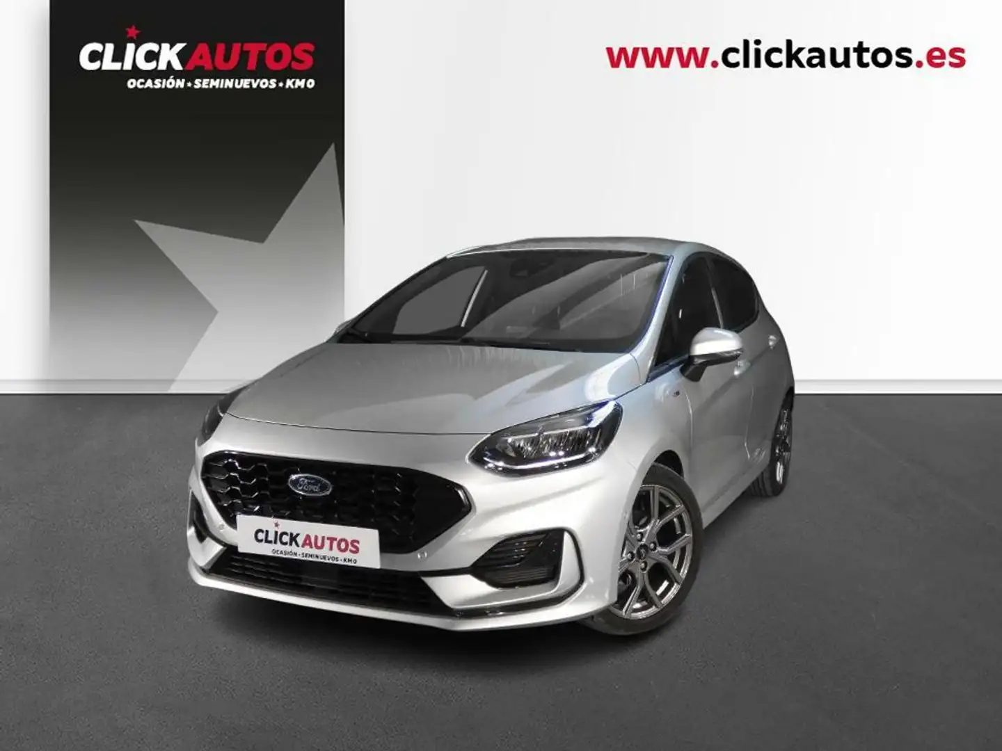 Ford Fiesta 1.0 Ecoboost 125CV MHEV STLine Argent - 1