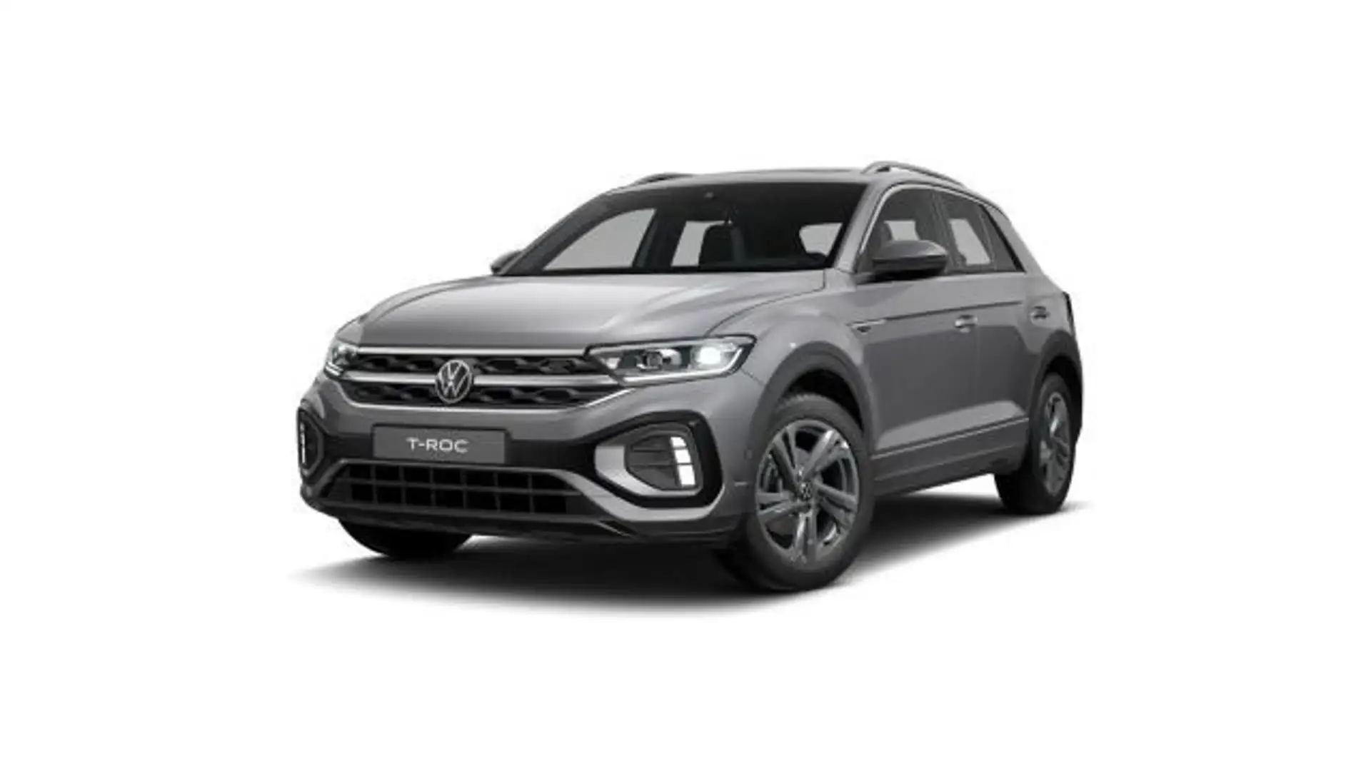 Volkswagen T-Roc R-Line 1.5TSI PANO KAM STDHZ APPCONN Grau - 2
