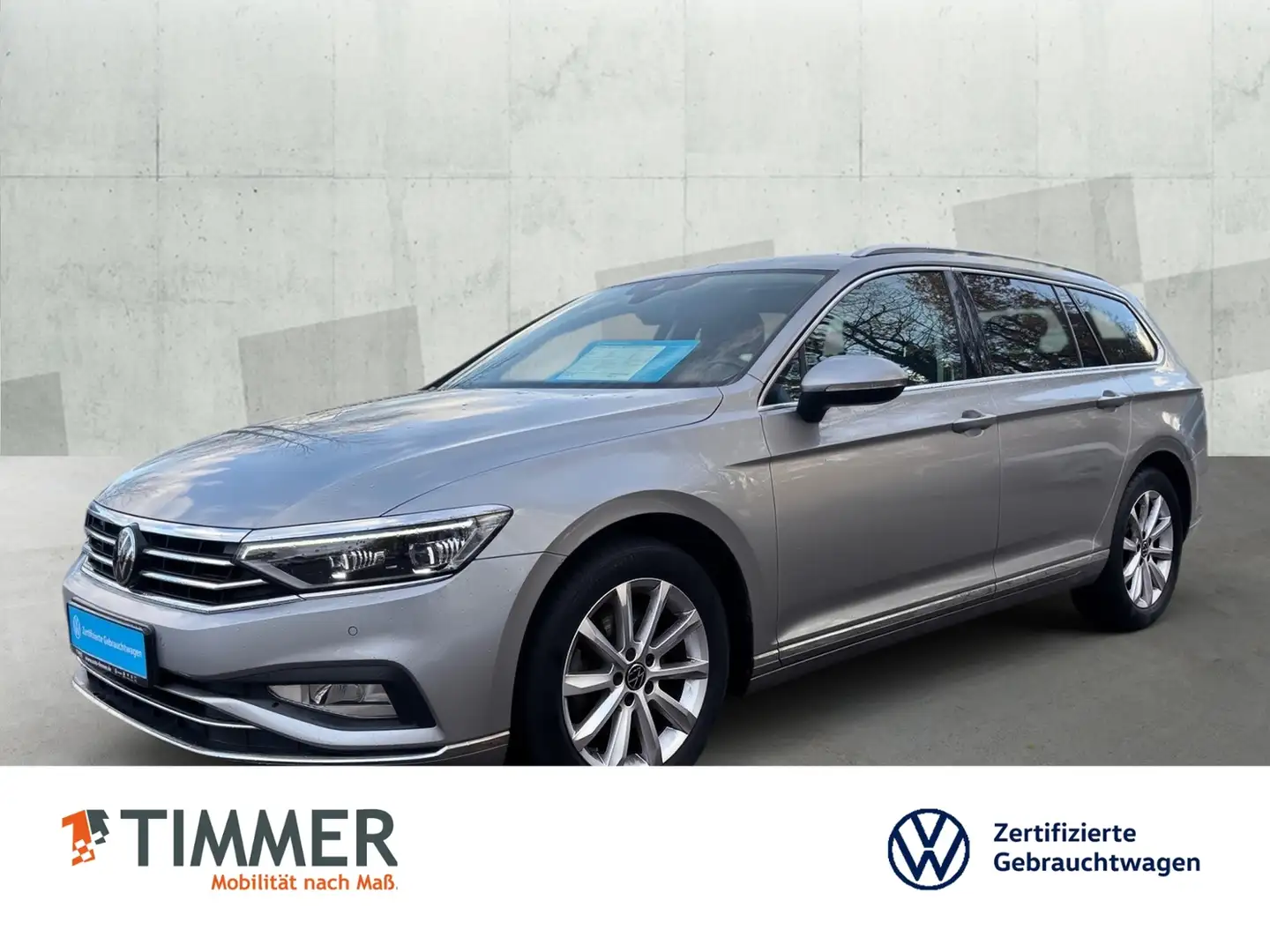 Volkswagen Passat Variant 2.0 TDI DSG ELEGANCE *AHK *IQ.LIGHT *ACC *RKAM *N Silber - 1