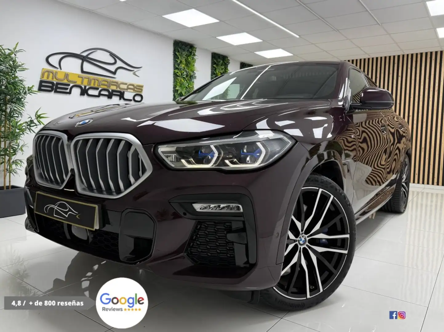 BMW X6 xDrive 40iA Burdeos - 1