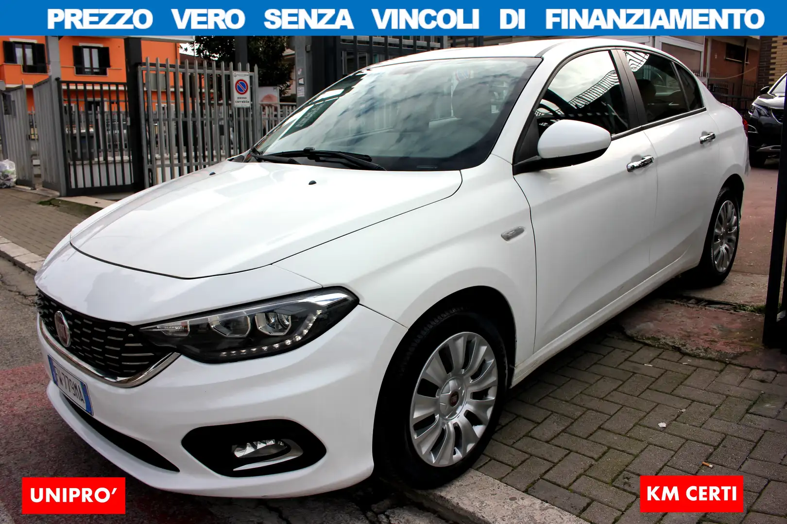Fiat Tipo 1.6 MTJ 120cv*PREZZO VERO*60.000KM CERTIF UNIPRO A Bianco - 1