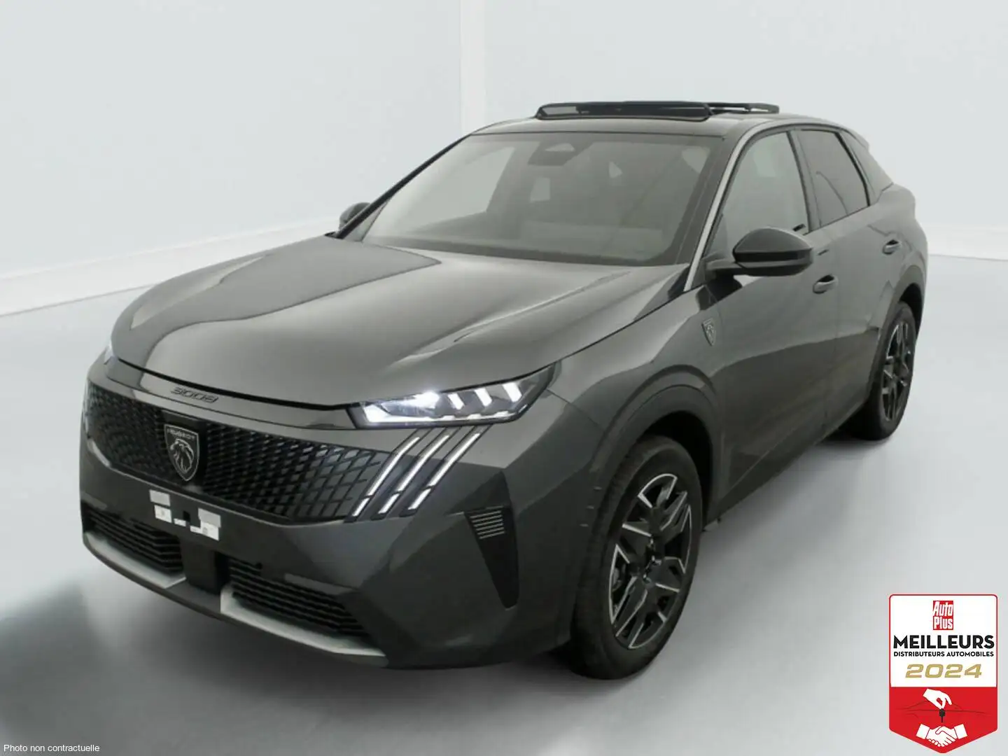 Peugeot 3008 Hybrid 145 e-DCS6 Allure Gris - 1