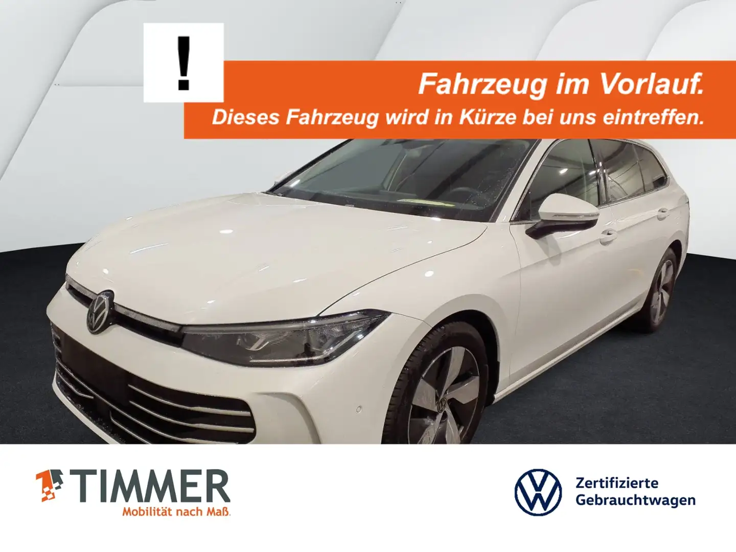 Volkswagen Passat Variant 2.0 TDI DSG ELEGANCE +AHK +360° +IQ.LIGHT +CARPLA Weiß - 1