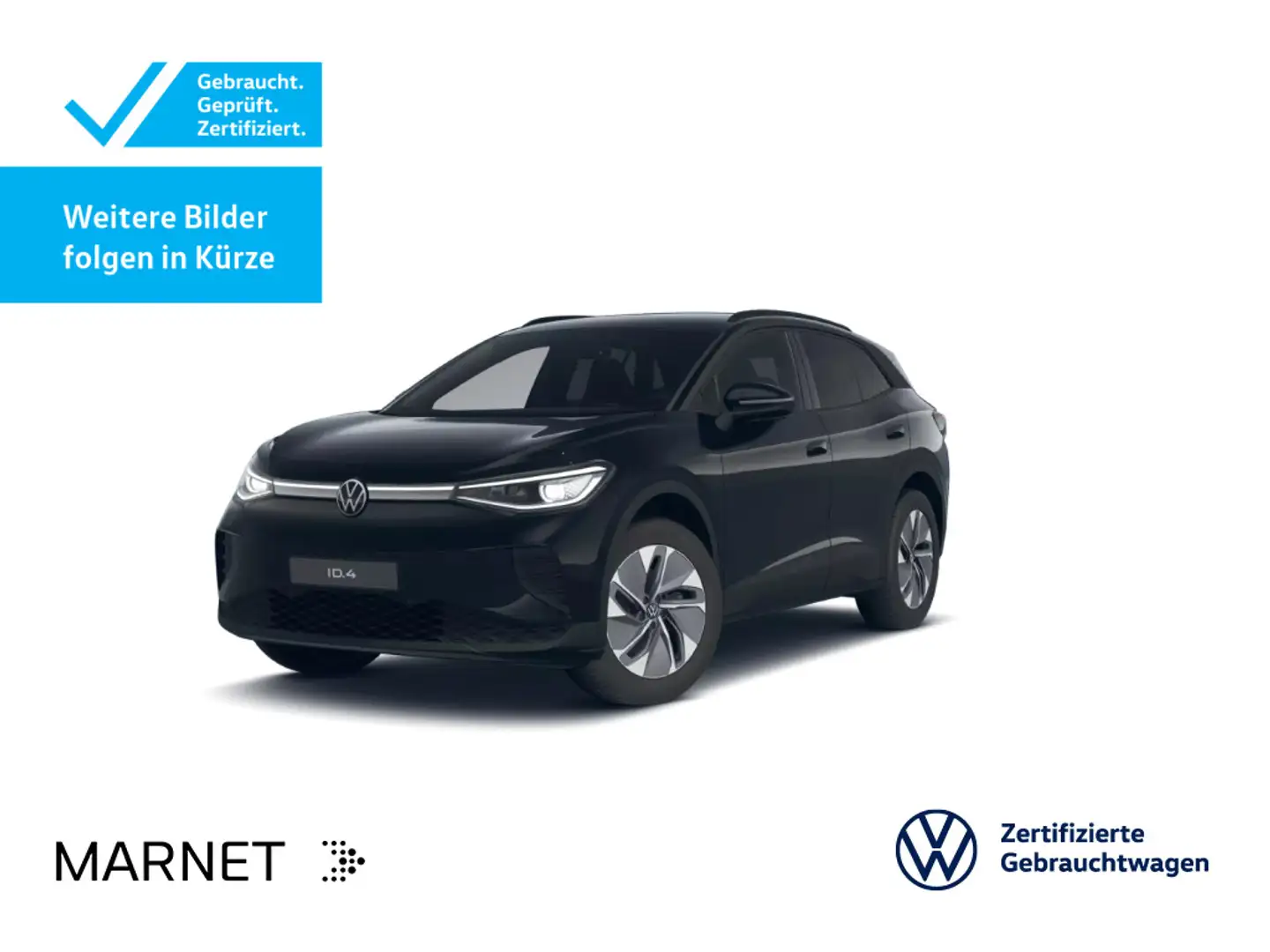 Volkswagen ID.4 Pure*55 kWh*Navi*Wärmep*IQ-Light*Keyless*Ka Zwart - 1