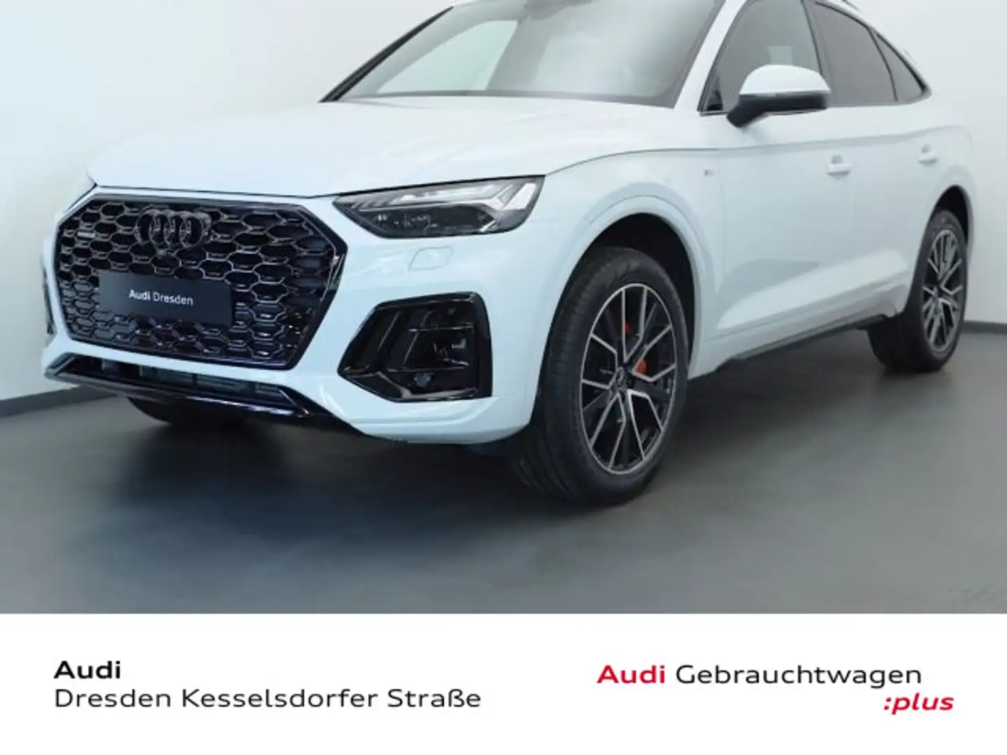 Audi Q5 40 TFSI S-Line Matrix AHZV Weiß - 1