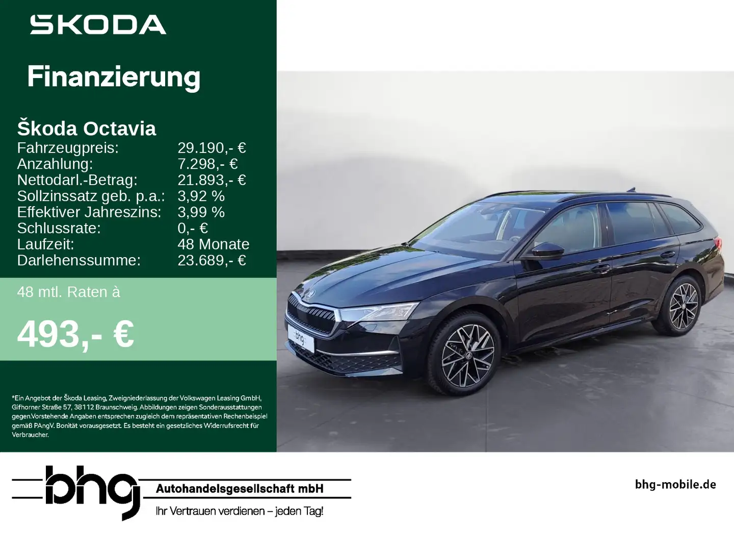 Skoda Octavia Combi 2.0 TDI DSG Selection *ACC*DAB*NAV Schwarz - 1