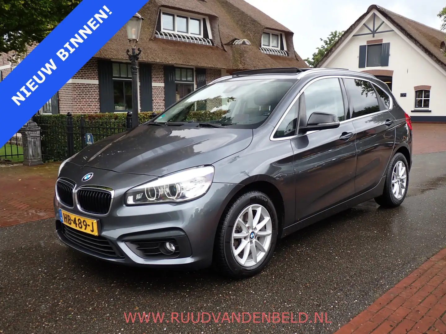 BMW 218 2-serie Active Tourer 218D PANODAK/HEAD-UP/FULL-LE Gris - 1
