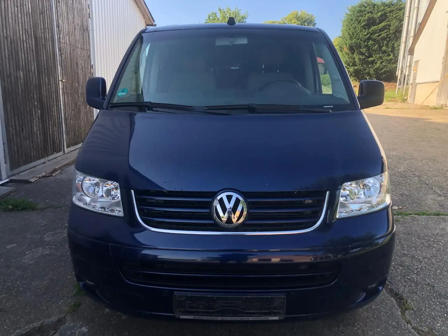 Volkswagen T5 Transporter Bus Multivan AHK Bleu - 2