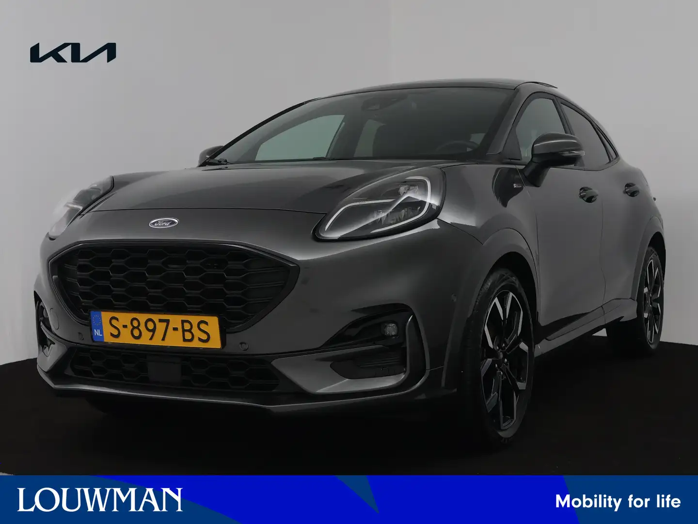 Ford Puma 1.0 EcoBoost Hybrid ST-Line X | Panoramadak | Came Gris - 1