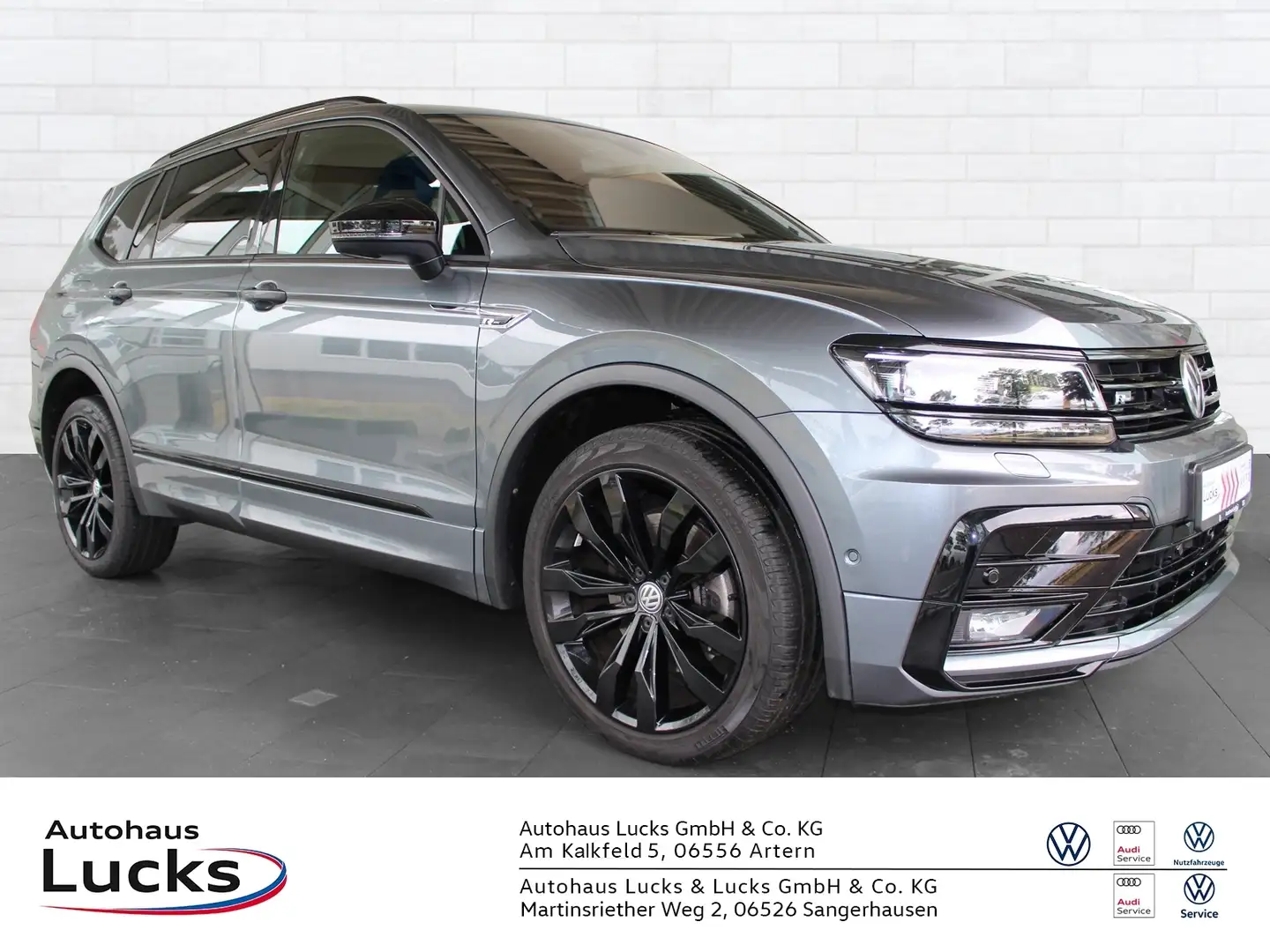 Volkswagen Tiguan Allspace R-Line Black Style 2.0TSI LED NAVI AHK Grau - 1