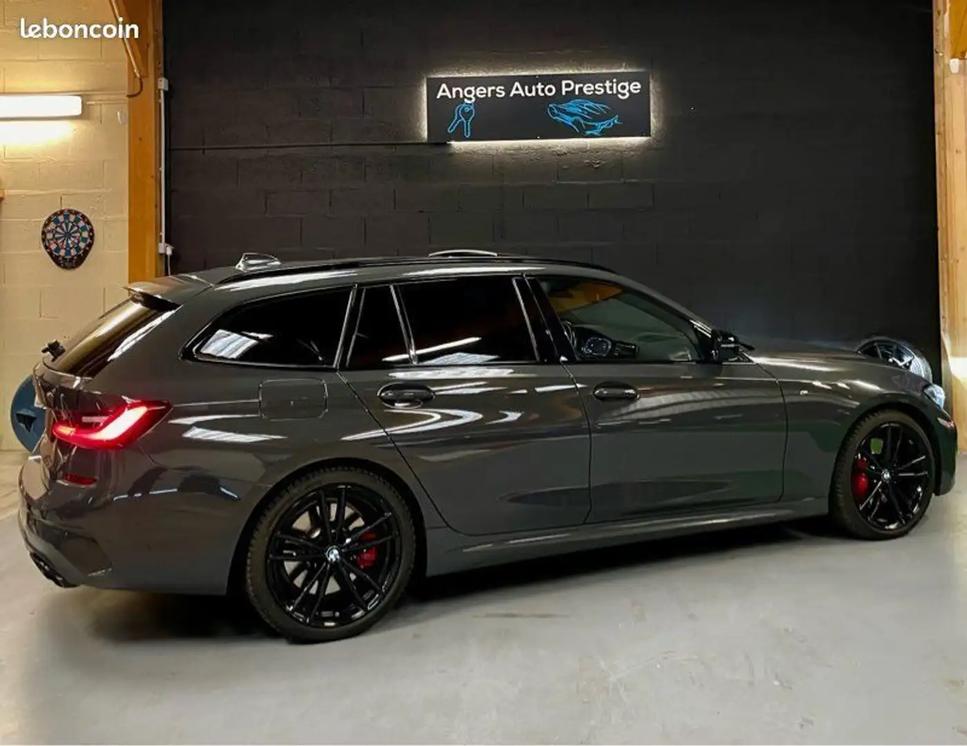 BMW 340 Serie Touring M340D XDrive Garantie constructeur Gris - 2
