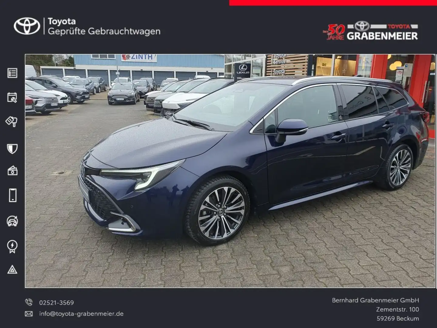 Toyota Corolla 1.8 Hybrid Touring Sports Team Deutschland+Technik Blau - 1