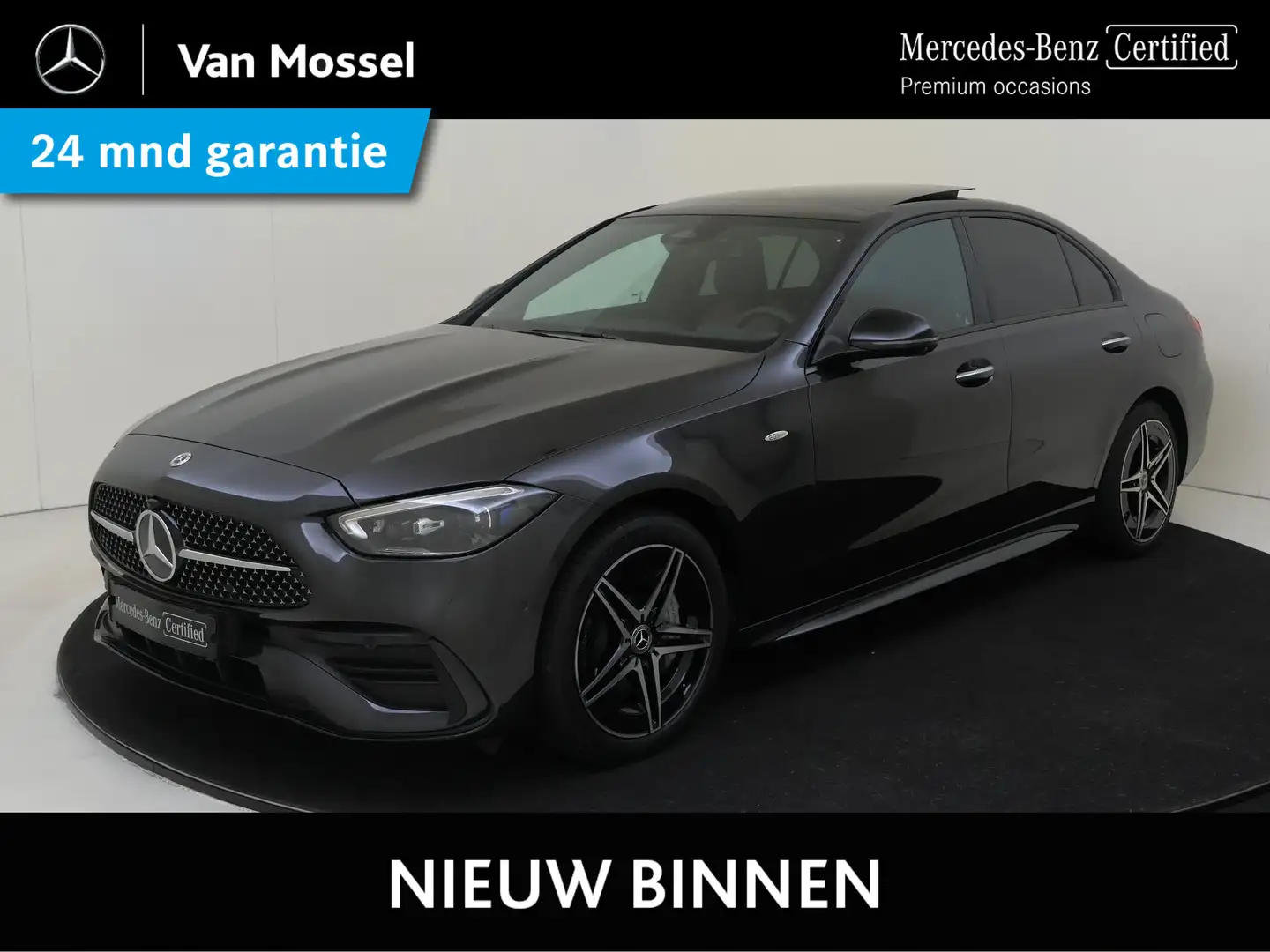 Mercedes-Benz C 300 e Business Solution AMG Premium Plus / Burmester / Grijs - 1