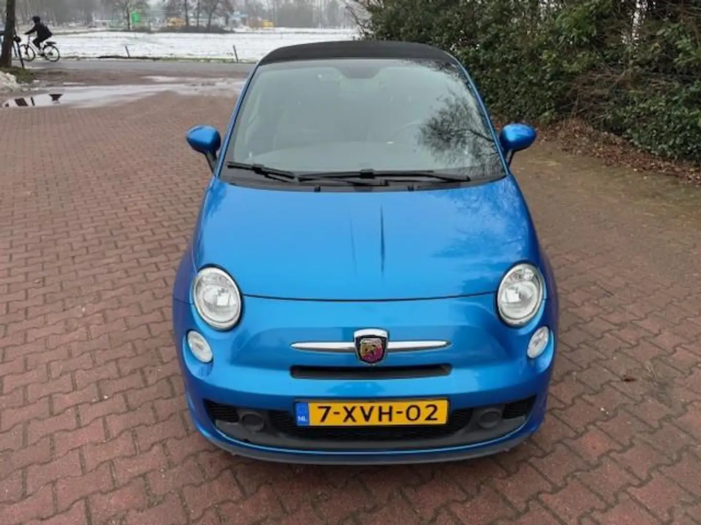 Fiat 500C Abarth 0.9 TwinAir T 500S CABRIO/LEER Blau - 2