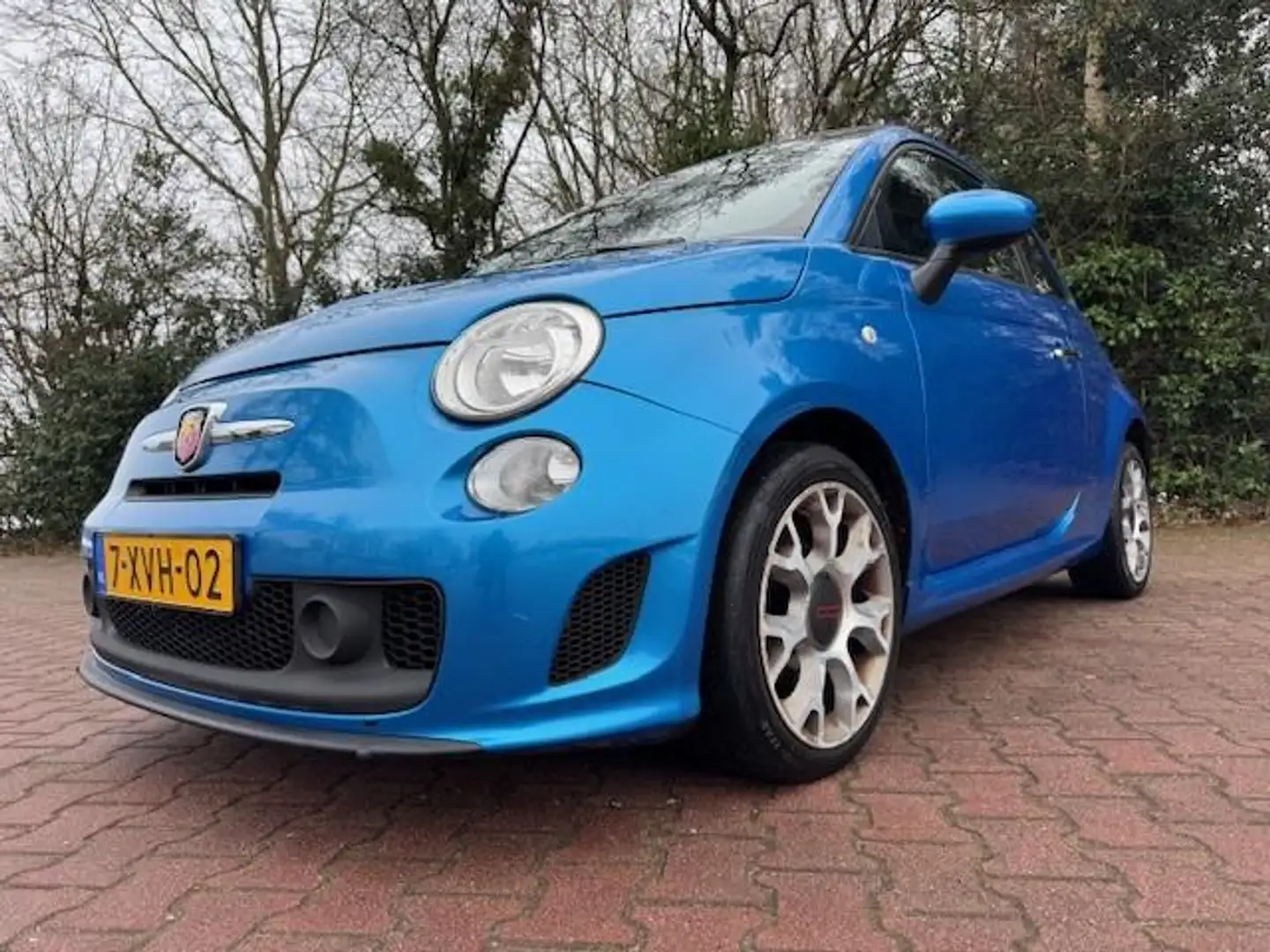 Fiat 500C Abarth 0.9 TwinAir T 500S CABRIO/LEER Blau - 1