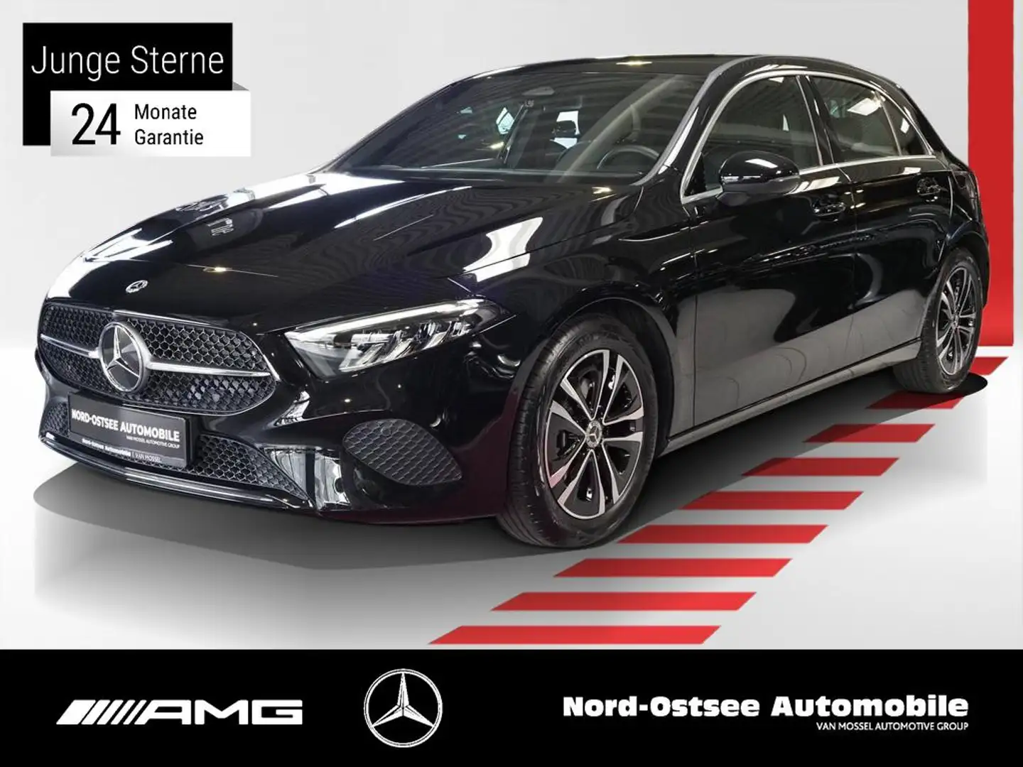 Mercedes-Benz A 200 PROGRESSIVE ADV LED KAMERA SHZ WINTER MBUX Zwart - 1