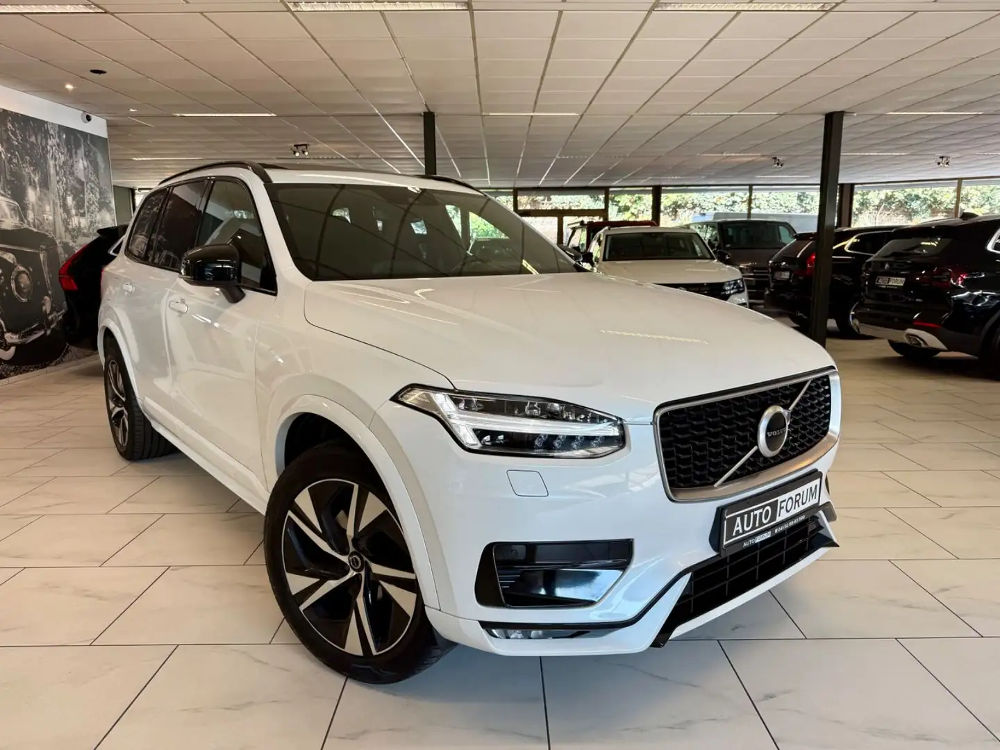 Volvo XC90 T5 AWD R-DESIGN 7STZ NAPPA B&W STNDHZG LUFT Weiß - 2