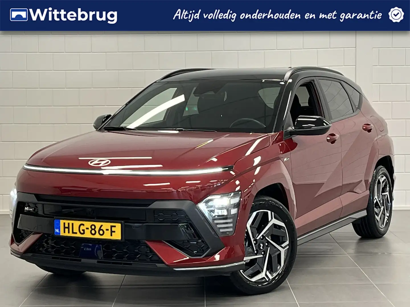 Hyundai KONA 1.6 GDI HEV N Line Edition FULL LED | NAVIGATIE | Rood - 1