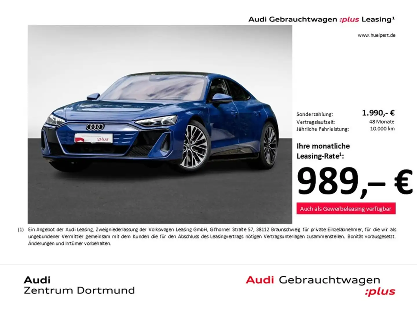 Audi e-tron GT quattro PANO B&O 360°CAM ACC LM20 Blau - 1