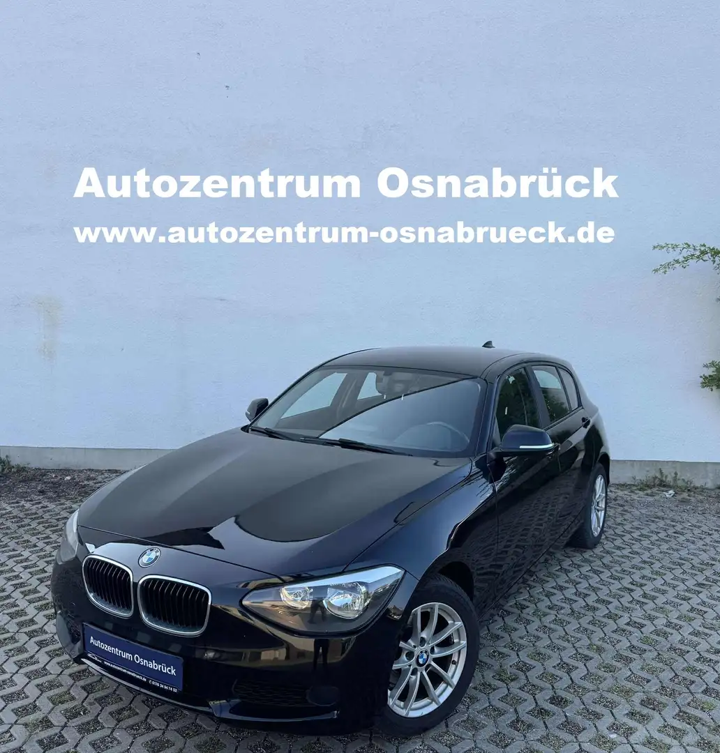 BMW 116 116 i 5-trg. PDC ALU Klima Allwetterreifen Negro - 1