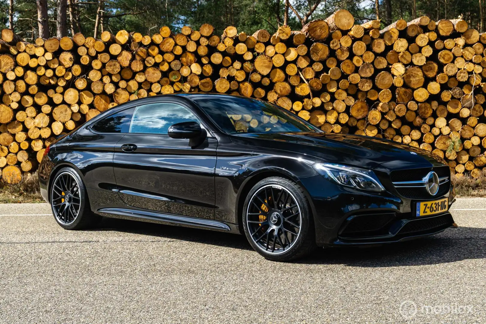 Mercedes-Benz C 63 AMG Coupé S PANO ACC PERF. UITLAAT Zwart - 1