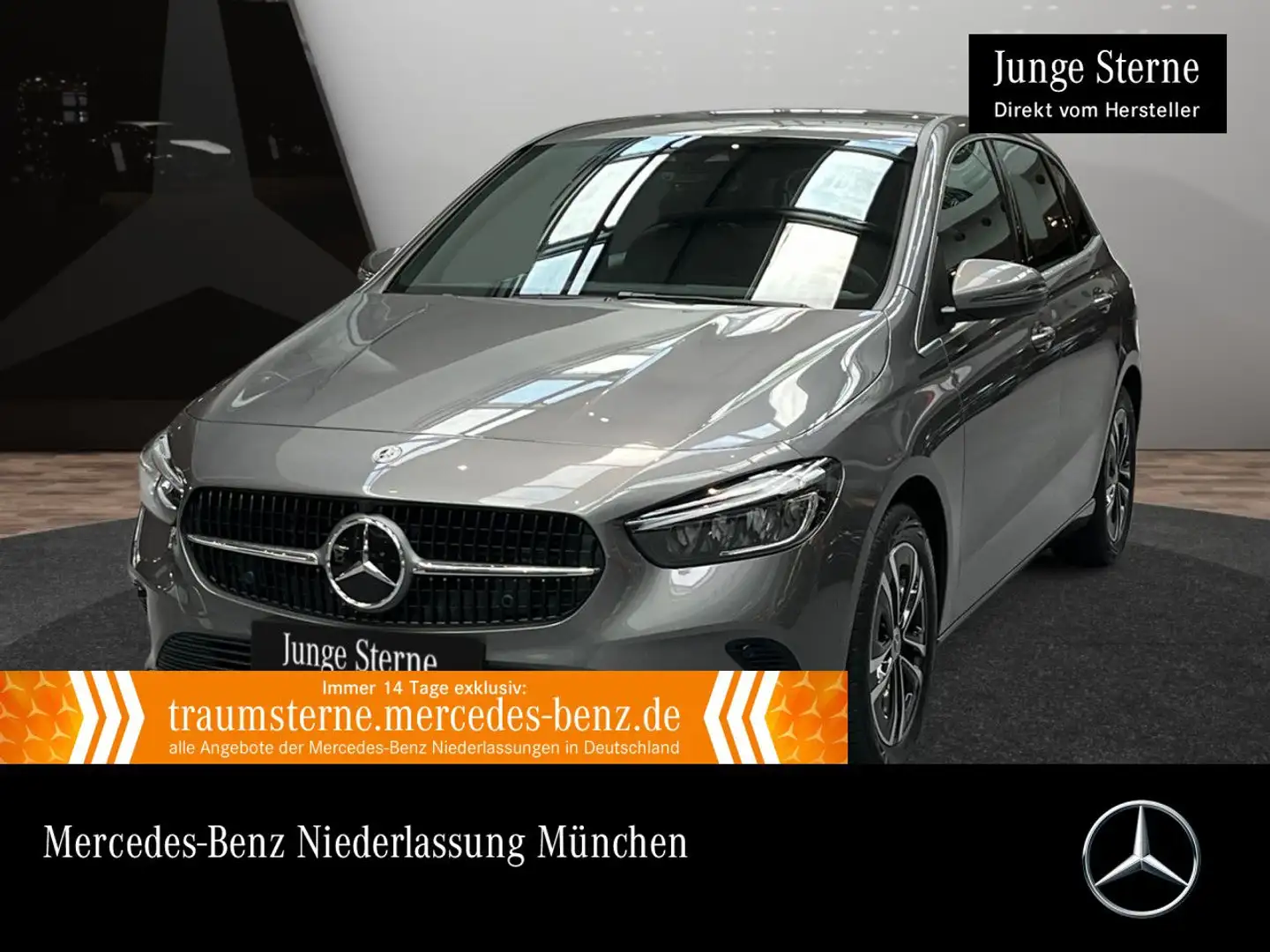 Mercedes-Benz B 250 e PROGRESSIVE+AHK+LED+FAHRASS+KAMERA+8G Grau - 1